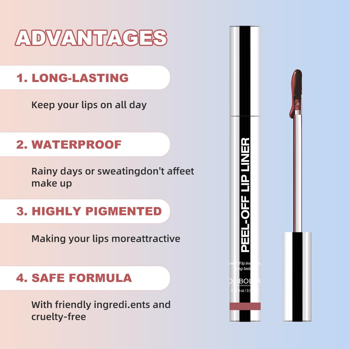 Keep your lips perfect & skip the constant reapplications!