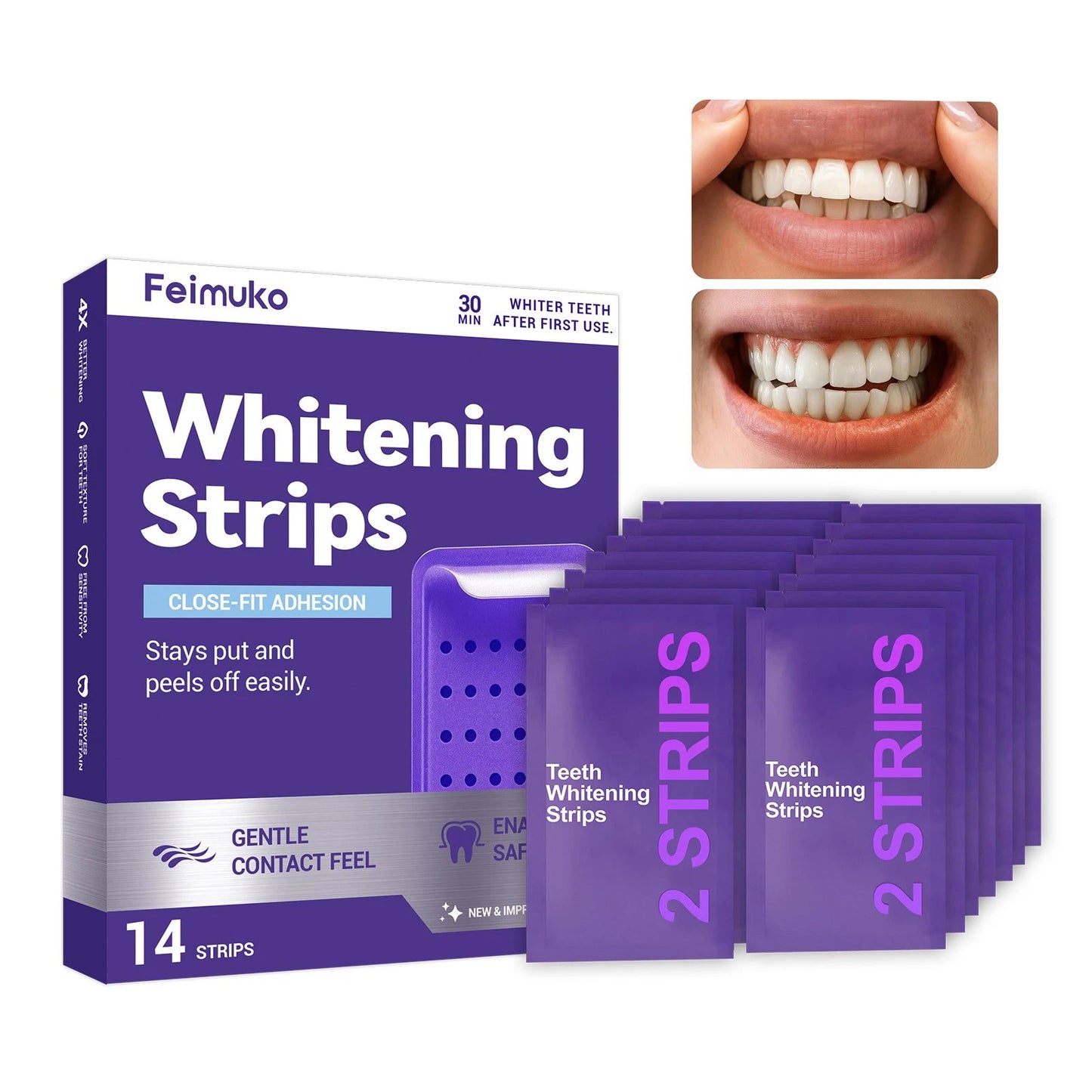 Erase yellow tones & reveal a brighter smile instantly
